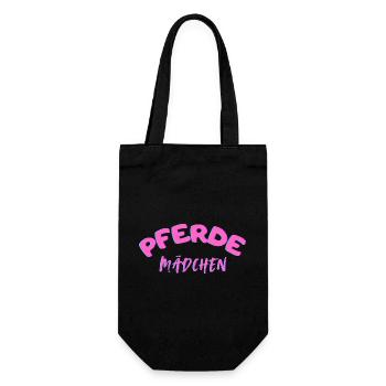 Horse Girl - Gift Bag for Bottles - black - Front