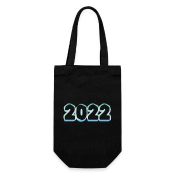 2022 - Gift Bag for Bottles - black - Front