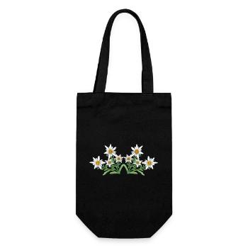 Edelweiss - Gift Bag for Bottles - black - Front