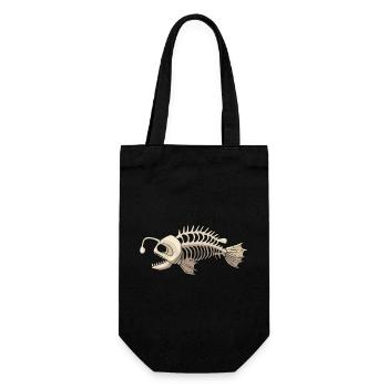 Poisson-grenouille - Sac à bouteille - noir - Devant