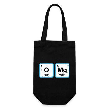 Periodic Table OMG The Element of Surprise Science - Geschenkbeutel für Flaschen - Schwarz - Vorne