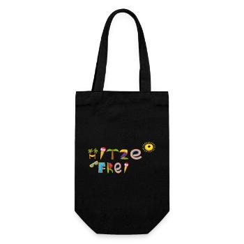 heat-free - Gift Bag for Bottles - black - Front