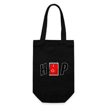 hip hop - Gift Bag for Bottles - black - Front