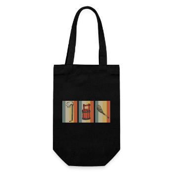 Housewife and househusband - Gift Bag for Bottles - black - Front