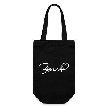 Bonn heartbeat - Gift Bag for Bottles - black - Front