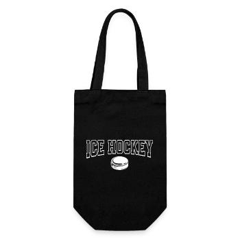 Eishockey  - Gift Bag for Bottles - black - Front