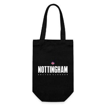 Emblem der Stadt Nottingham - Geschenkbeutel für Flaschen - Schwarz - Vorne