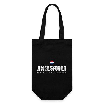 Amerfoort Netherlands Crest Tee - Gift Bag for Bottles - black - Front