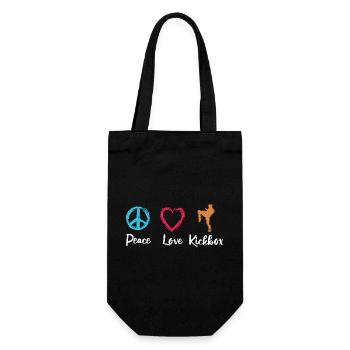 Paix Amour Kickboxing - Sac à bouteille - noir - Devant