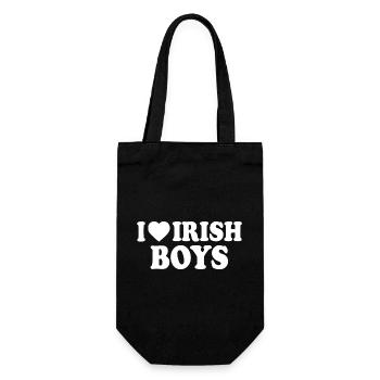 I love irish boys - Sac à bouteille - noir - Devant