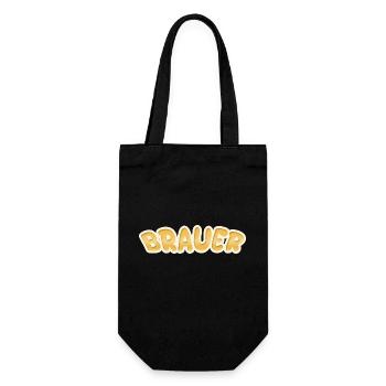 Brewer - Gift Bag for Bottles - black - Front