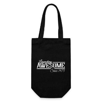 Legendary since 1975 Vintage - Gift Bag for Bottles - black - Front