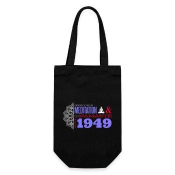 Équilibre spirituel depuis 1949 - 76 ans de zen - Sac à bouteille - noir - Devant