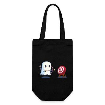 Geist Bogenschütze Kostüm Halloween - Geschenkbeutel für Flaschen - Schwarz - Vorne