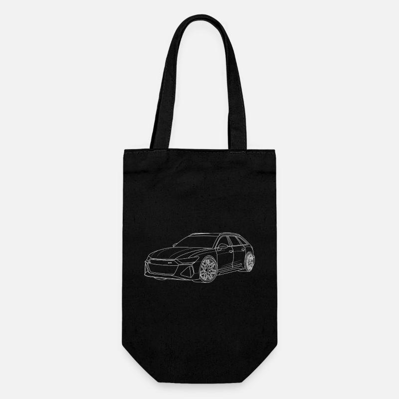 Contour automatique blanc - Sac à bouteille - noir