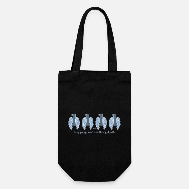Ailes de Persévérance sur le Chemin de l’Éveil - Sac à bouteille - noir