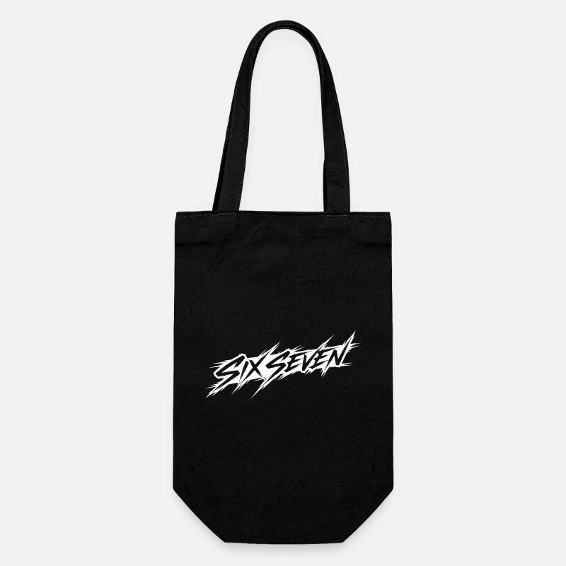 Six seven - Geschenkbeutel für Flaschen - Schwarz
