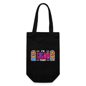 Stained Glass Art Stained Glass Artist - Gift Bag for Bottles - black - Front