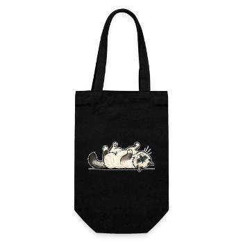 Chat Gris Tigré en Maraude Portrait Chasseur - Sac à bouteille - noir - Devant