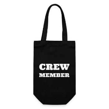 Crew Member Bold XXL Fett Team Staff Event - Gift Bag for Bottles - black - Front