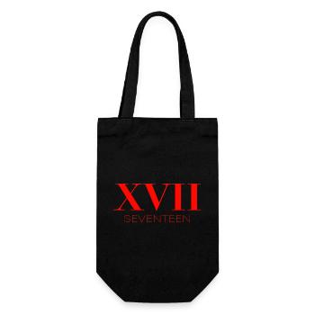 Idée de cadeau pour le 17e anniversaire - Sac à bouteille - noir - Devant