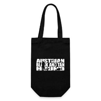 AUSTRIAN BLACK AND TAN HOUND Hunting Dogs Wilsigns - Gift Bag for Bottles - black - Front