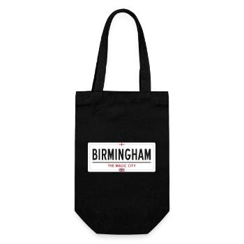 Panneau de nom de lieu de Birmingham - Sac à bouteille - noir - Devant