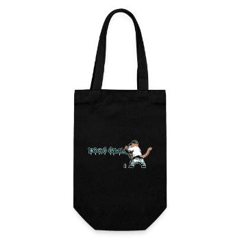 Cat Graffiti Dogs Suck - Gift Bag for Bottles - black - Front