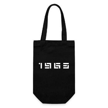 Geburtsjahr Geburtstag Born In - Made in 1963 - Geschenkbeutel für Flaschen - Schwarz - Vorne