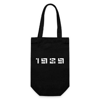 Birth Year Birthday Born In - Made in 1989 - Gift Bag for Bottles - black - Front