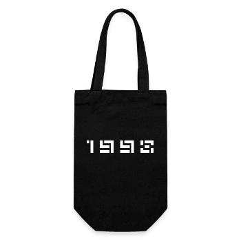 Year of Birth Birthday Born In - Made in 1998 - Gift Bag for Bottles - black - Front