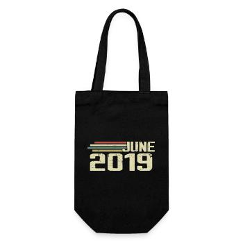 Juin 2019 Anniversaire Juin 2019 Juin 2019 Anniversaire - Sac à bouteille - noir - Devant