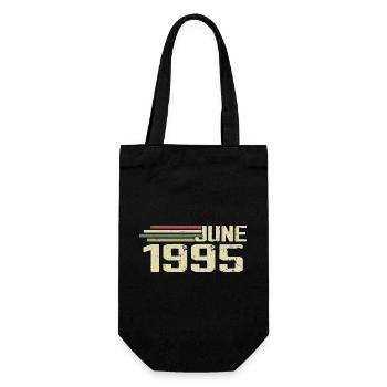 Juin 1995 Anniversaire Juin 1995 Juin 1995 Anniversaire - Sac à bouteille - noir - Devant