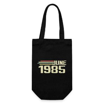 Juin 1985 Anniversaire Juin 1985 Juin 1985 Anniversaire - Sac à bouteille - noir - Devant