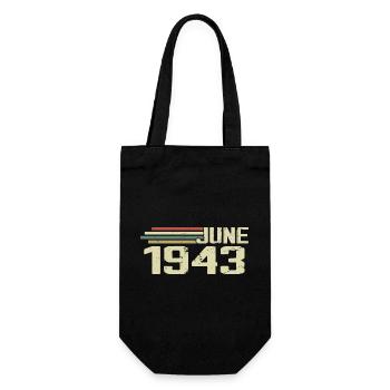 Juin 1943 Anniversaire Juin 1943 Juin 1943 Anniversaire - Sac à bouteille - noir - Devant