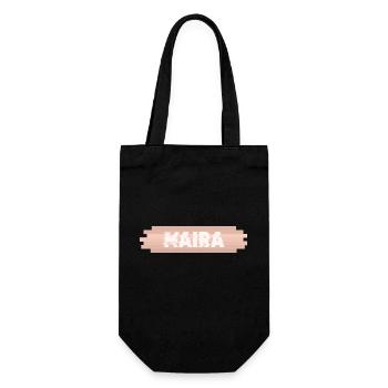 Maira - Gift Bag for Bottles - black - Front