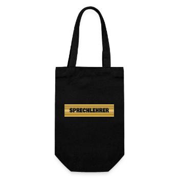 Profession : Professeur d’élocution - Sac à bouteille - noir - Devant