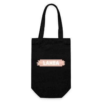 Lanea as a given name - Gift Bag for Bottles - black - Front