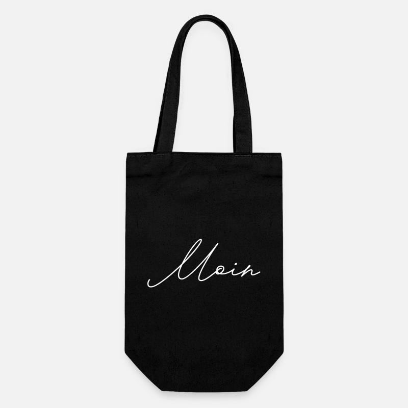 Moin – côté blanc - Sac à bouteille - noir