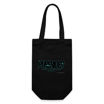 Neon Purerider x MR DESIGN - Geschenkbeutel für Flaschen - Schwarz - Vorne