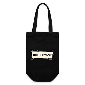 IRRELEVANT - Sac à bouteille - noir - Devant