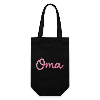 granny - Gift Bag for Bottles - black - Front