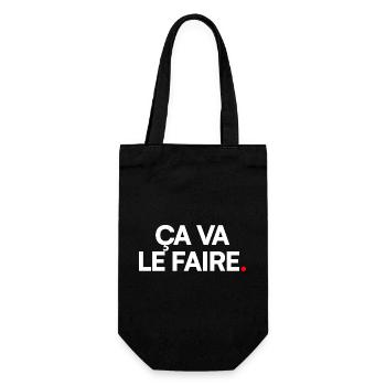 Ça va le faire - Sac à bouteille - noir - Devant
