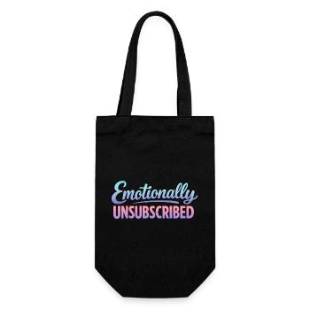 Sarcasme déconnecté émotionnellement Femmes drôles - Sac à bouteille - noir - Devant