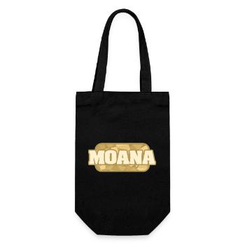 Moana as organic - Gift Bag for Bottles - black - Front