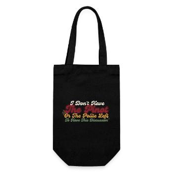 Je n’ai pas le pivot – Polite Left Tee - Sac à bouteille - noir - Devant