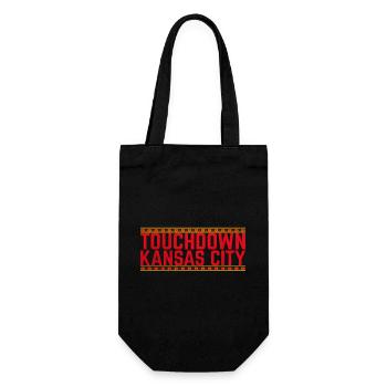 Touchdown Kansas City Stadion-Print - Geschenkbeutel für Flaschen - Schwarz - Vorne