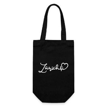 Zurich Heartbeat - Gift Bag for Bottles - black - Front