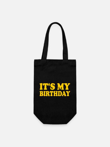 It's my birthday - Sac à bouteille - noir