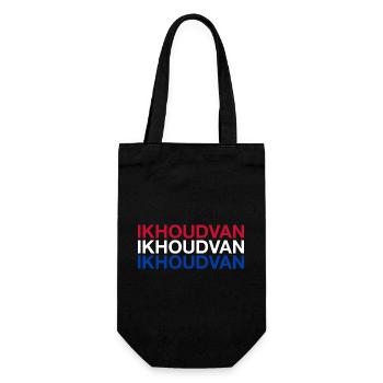 I LOVE NETHERLANDS Netherlands flag - Gift Bag for Bottles - black - Front
